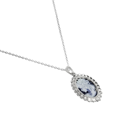 Dije Mujer Plata 925 Motivos Mujer Azul